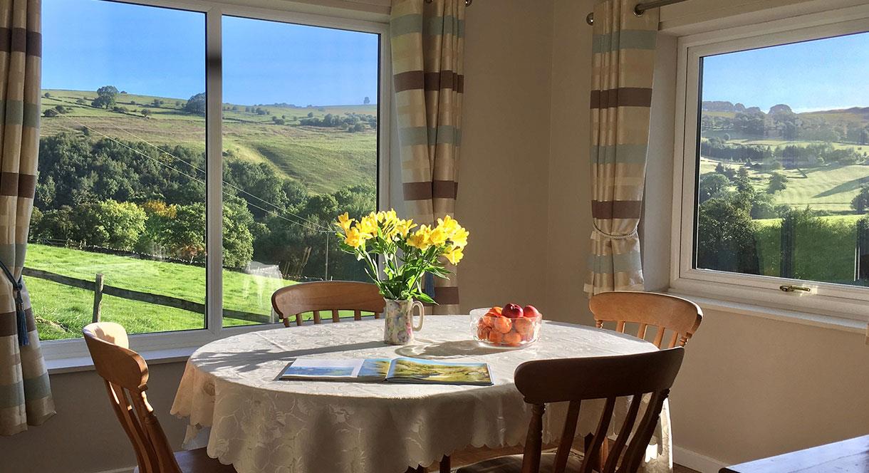 Stunning views from The Orchards dining room
