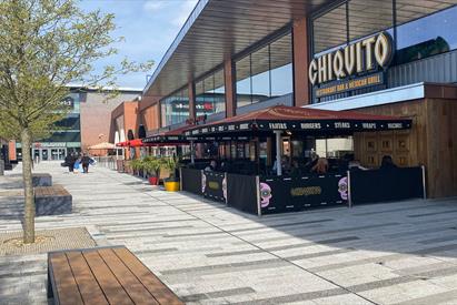 The Hive at The Potteries Centre, Stoke-on-Trent with Cineworld cinema and a range of restaurants