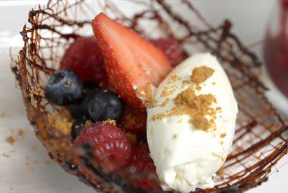 Tempting desserts at The Chase Golf Club's Woodlands Restaurant