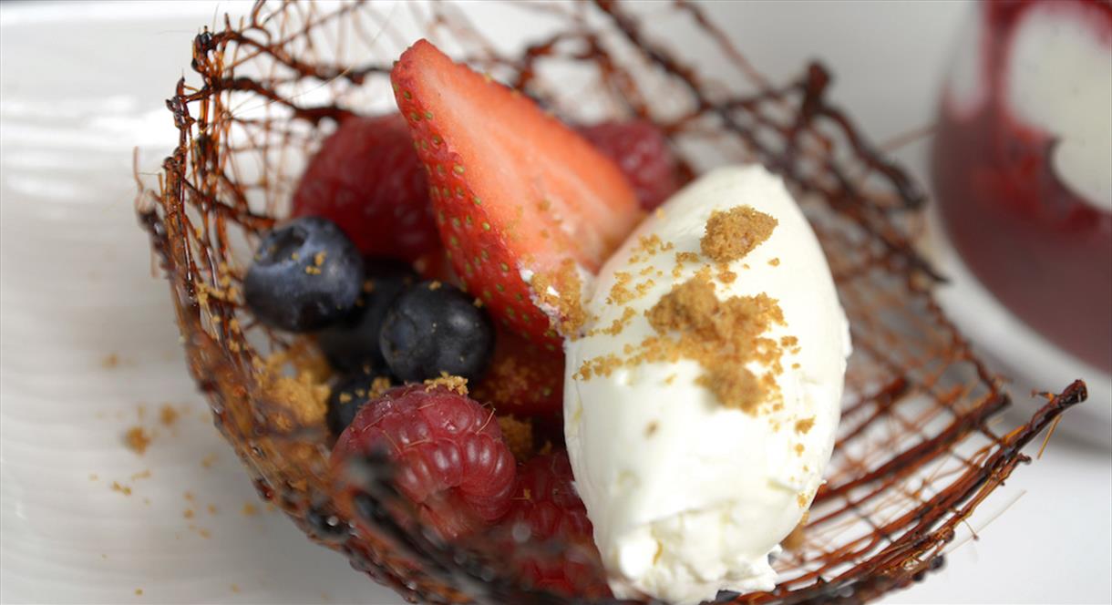 Tempting desserts at The Chase Golf Club's Woodlands Restaurant