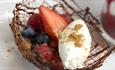 Tempting desserts at The Chase Golf Club's Woodlands Restaurant