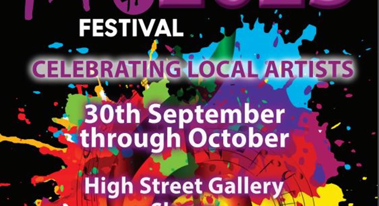 Poster promoting the Cheadle Arts Festival