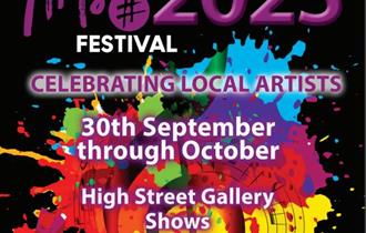 Poster promoting the Cheadle Arts Festival