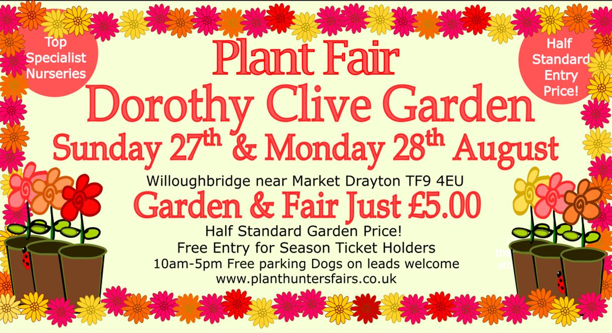 Summer plant fair at Dorothy Clive Garden