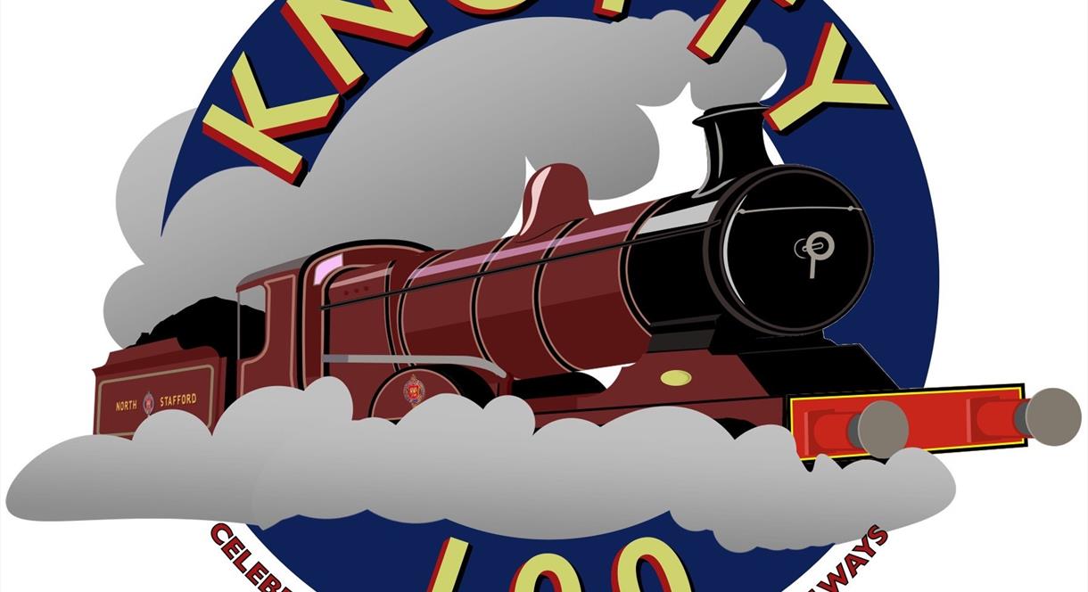 The logo for the Knotty 100 celebrations