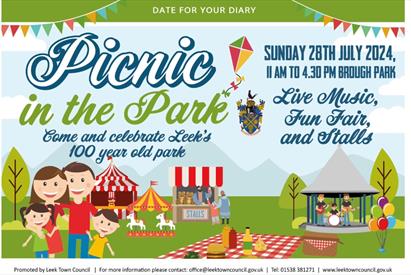 image of Leek Town Council's 100 year celebration of Brough Park