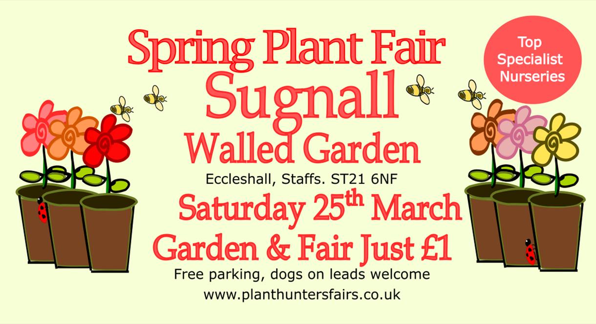 Spring plant fair at Sugnall, Staffordshire