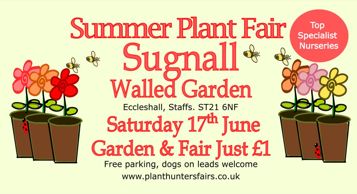 Summer Plant fair at Sugnall, Staffordshire
