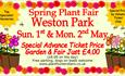 Spring Plant Hunter's Fair for Staffordshire Day at Weston Park on 1st & 2nd May 2022.