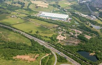 Sky view of Chatterley valley