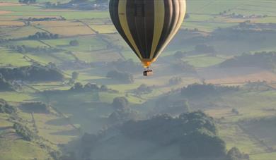 Hot air balloon rides over Cheltenham