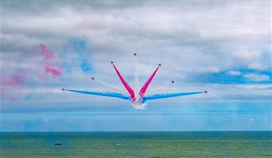 Red Arrows Eastbourne - picture from 2024 event