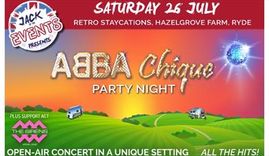 Isle of Wight, Things to Do, Live Music, Jack Up Events, ABBA Chique.