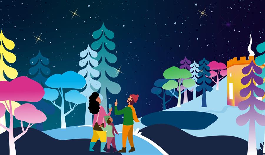 Experience Hestercombe's historic gardens as never before, on our colourful illuminated winter trail, ILLUMINATE