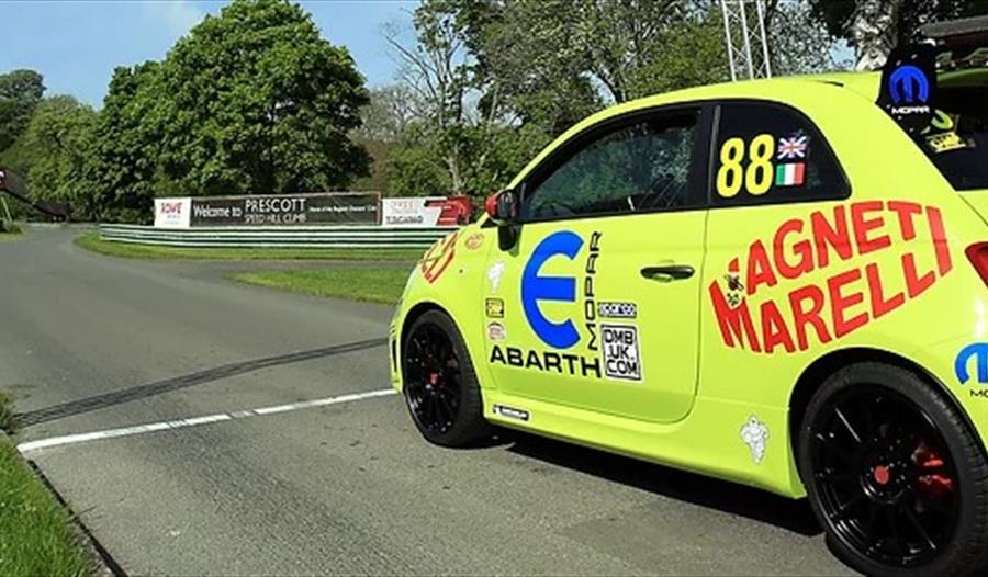 A Fiat 500 at Prescott Hill Climb
