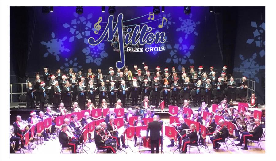 The Milton Glee Choir performing a Christmas Concert