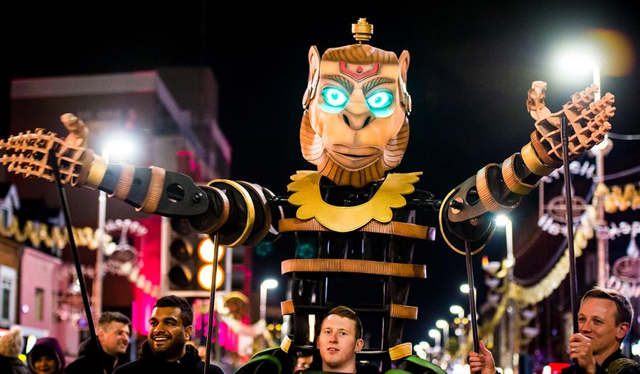 Diwali Lights Switch On  puppet