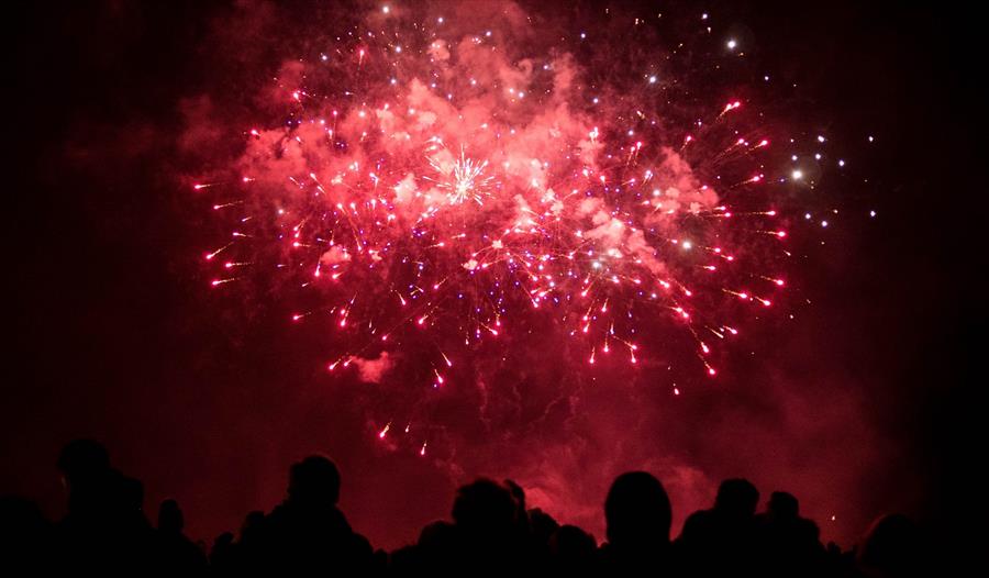 Fireworks display at Cosham