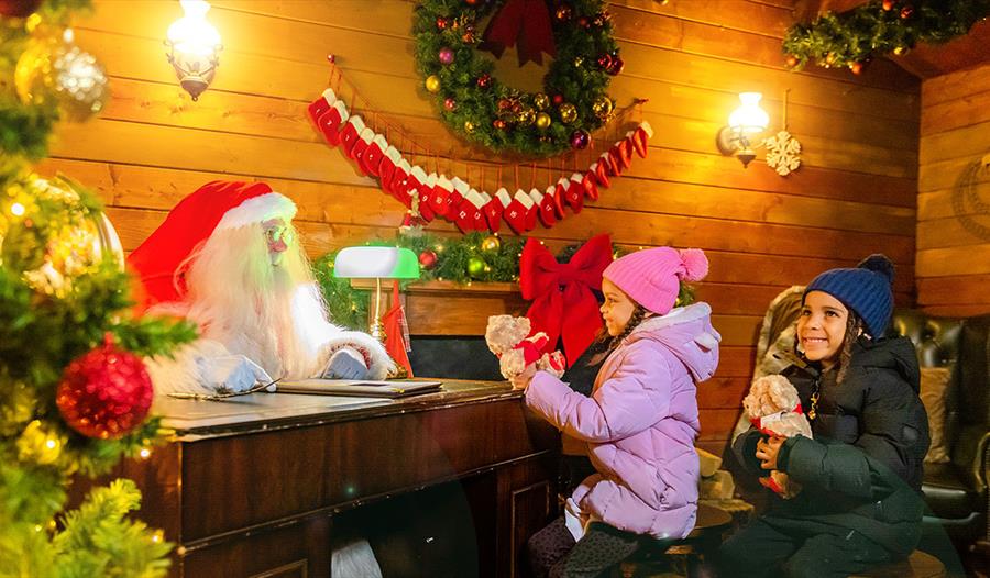 Visit Santa's Grotto as part of your Santa's Sleepover at Alton Towers Resort, Staffordshire