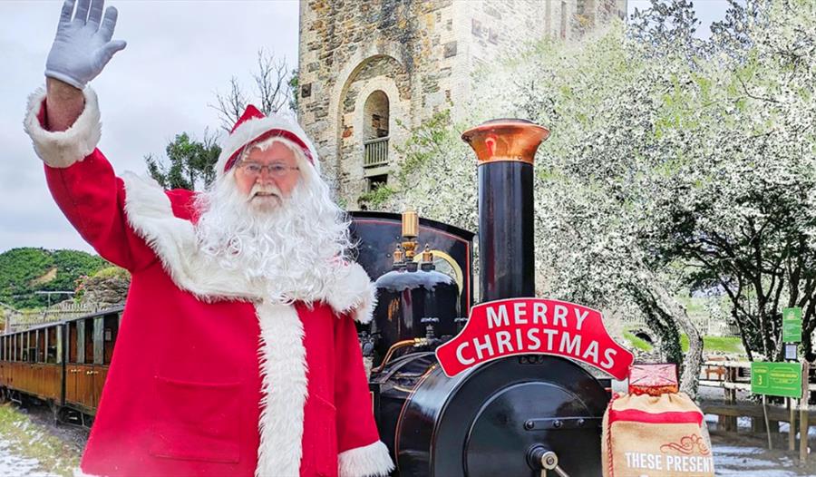 Father Christmas at Lappa Valley this December 2024