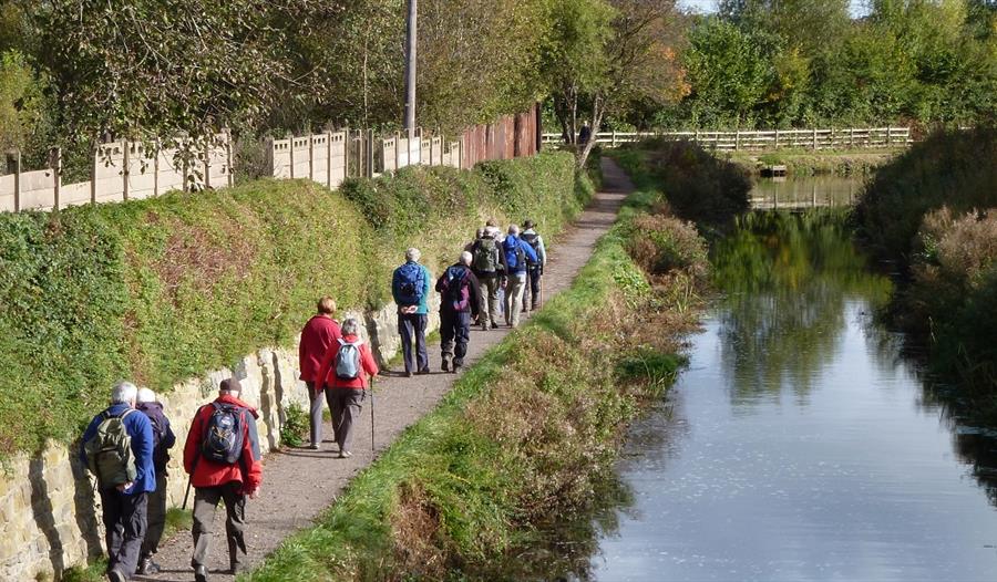 Walking on the Canal towpath