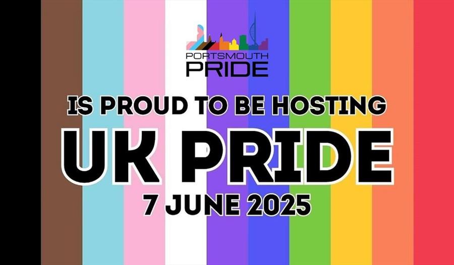 Portsmouth Pride is proud to be hosting UK Pride, 7 June 2025