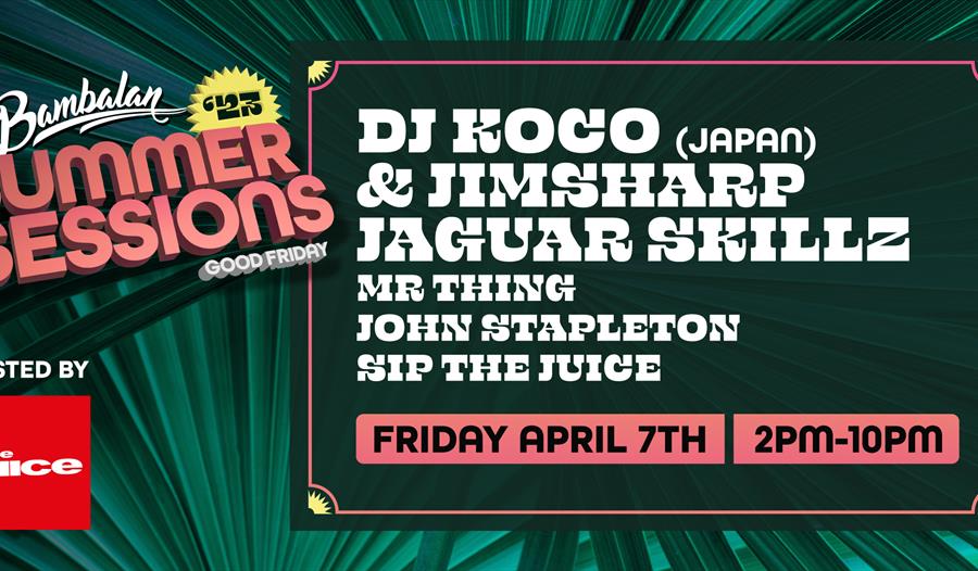 DJ Koco (Japan) & Jim Sharp plus Jaguar Skills