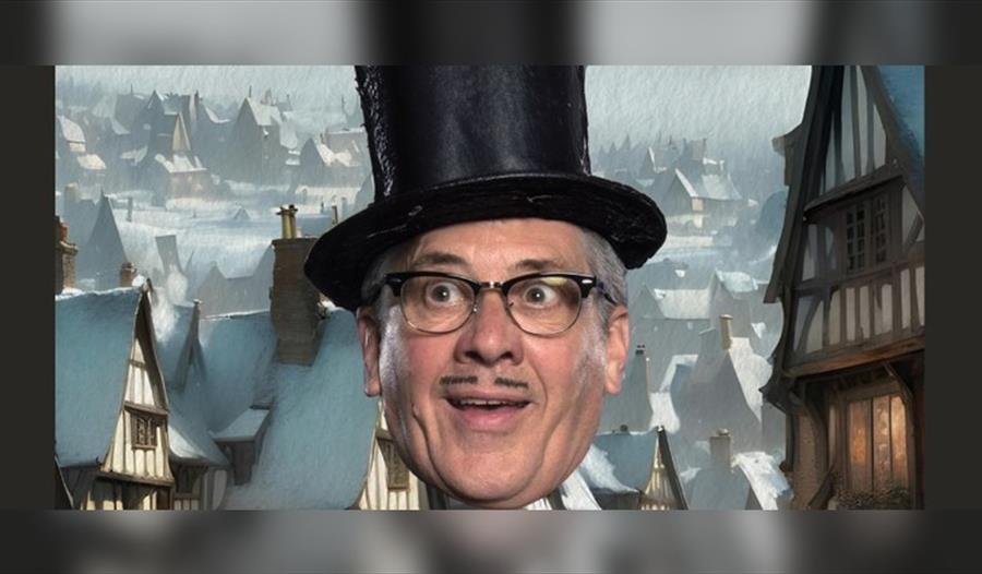 Count Arthur Strong is Charles Dickens in 'A Christmas Carol'