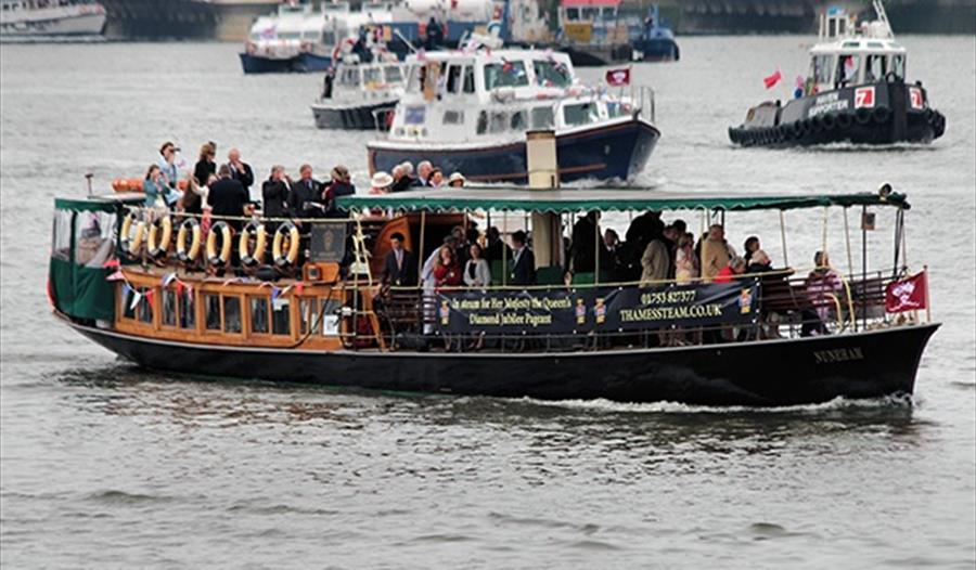 Vintage steam boat.