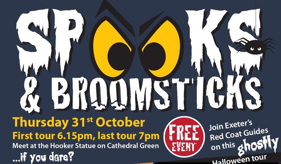 Spooks & Broomsticks tour poster