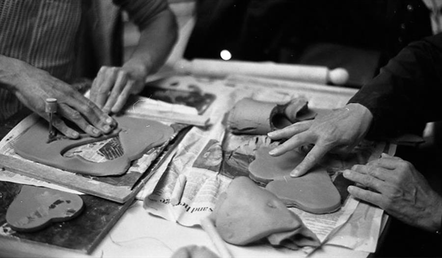 pottery class at china blue