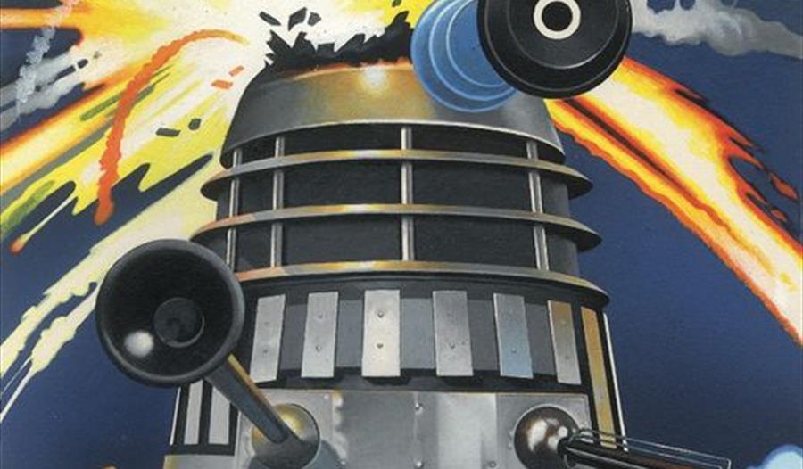 Cartoon image of a dalek