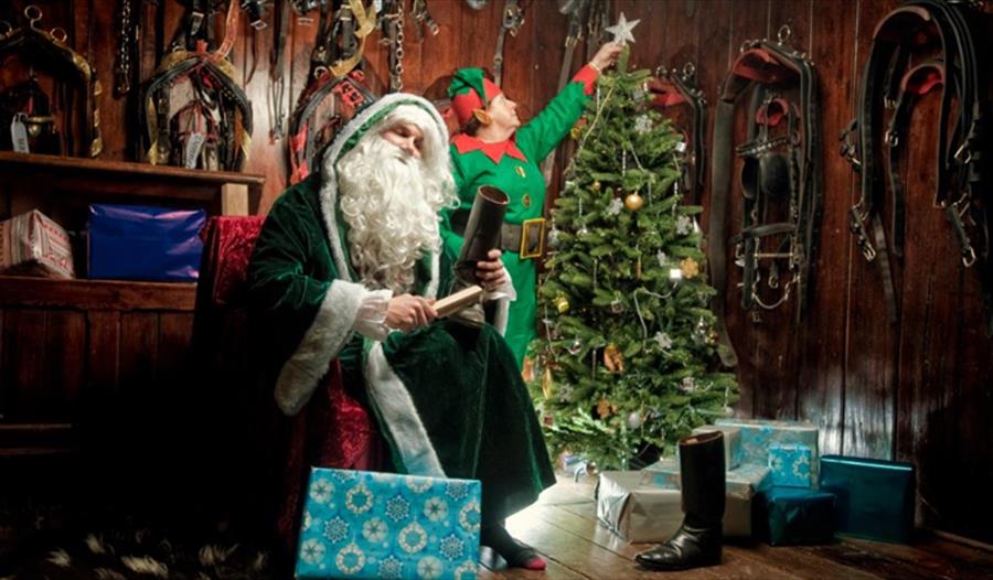 Father Christmas at Arlington Court