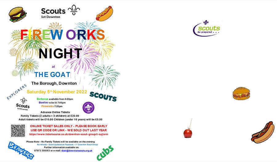 Downton Scouts Fireworks
