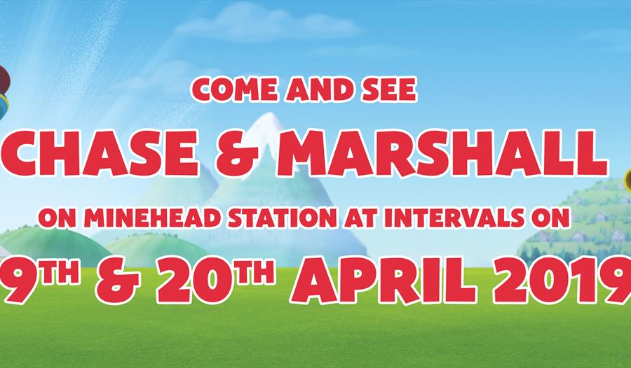 PAW Patrol's Chase and Marshall at WSR
