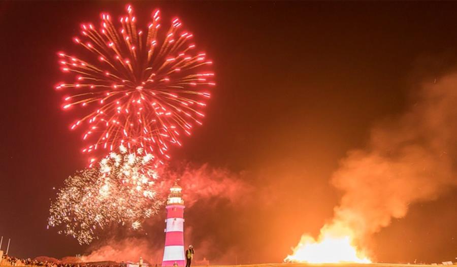 Bonfire Night 2018 at Plymouth Hoe