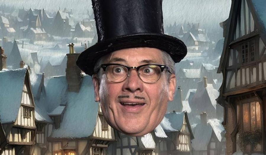 Count Arthur Strong is Charles Dickens in 'A Christmas Carol'