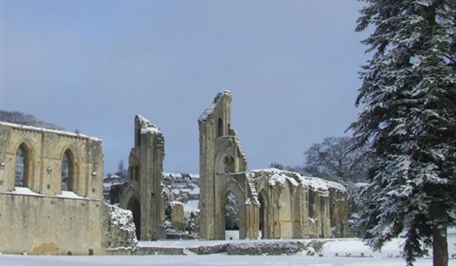 Santa at the Abbey - Glastonbury Abbey