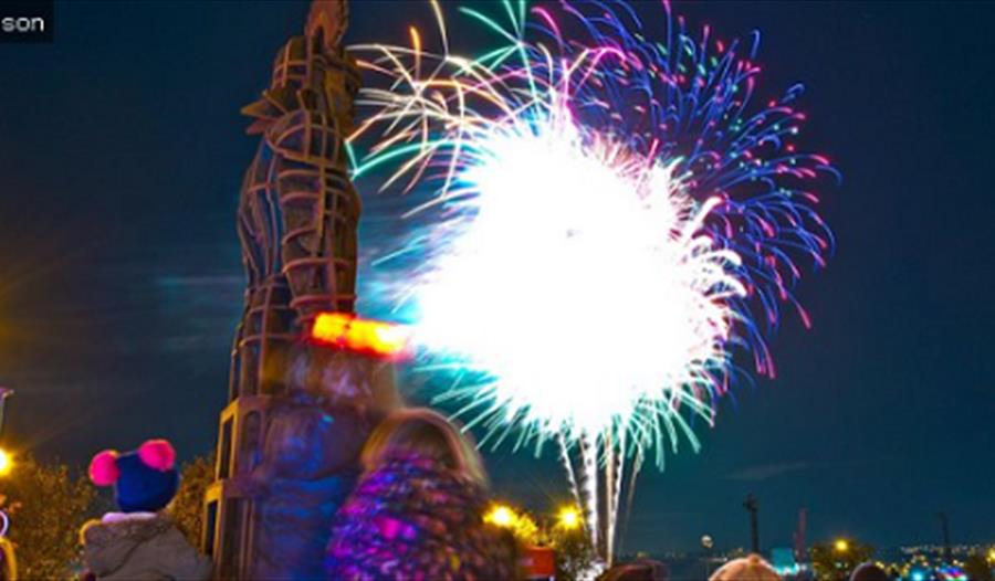 Firework Display at Segedunum Roman Fort