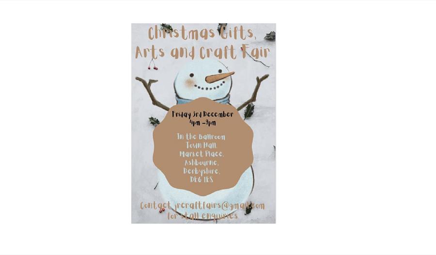 Christmas Gifts, Arts and Crafts Fair Late Night Shopping Event.