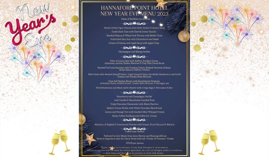 NYE poster from Hannafore