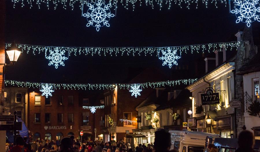 Christmas in Wimborne Minster