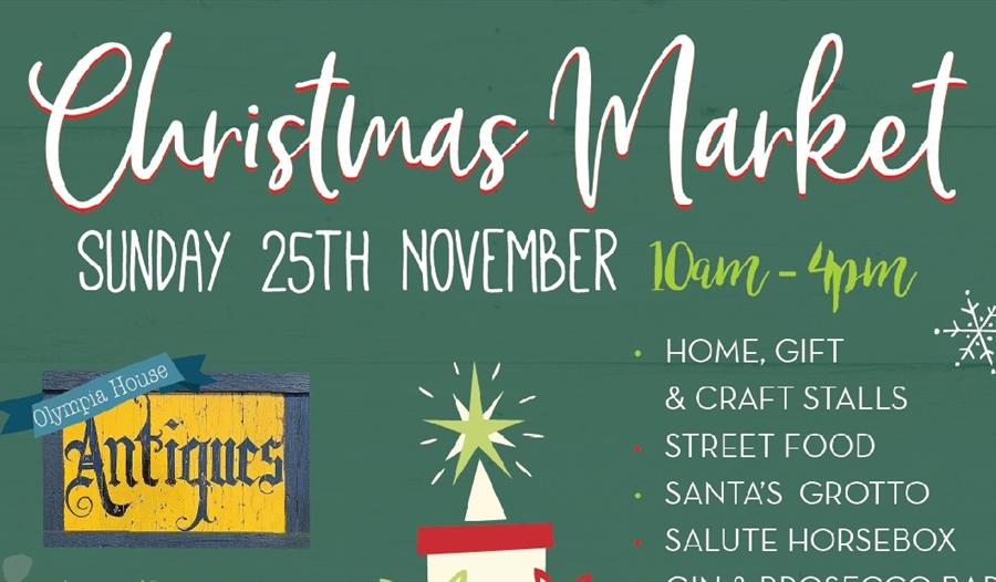 Olympia house Christmas market