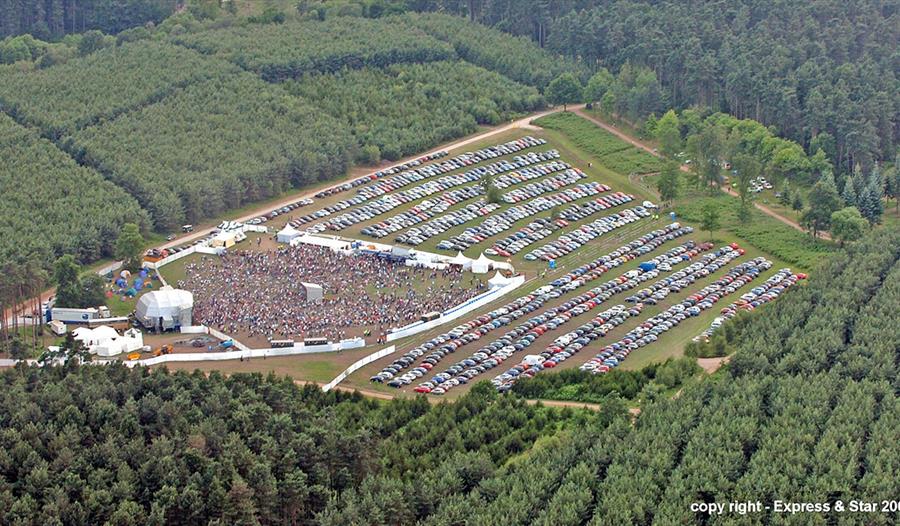 Forest Live at Cannock Chase Forest, Staffordshire. Image courtesy Express & Star.