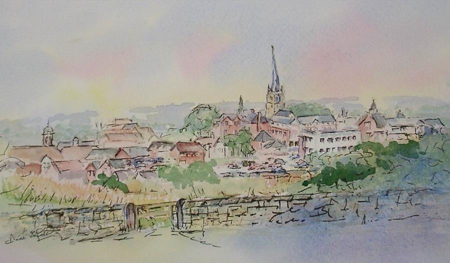Chesterfield from Hady Hill