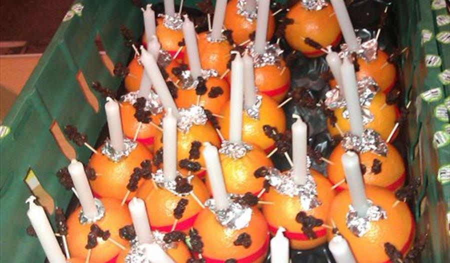 Christingle Service, St Petroc's Church, Padstow