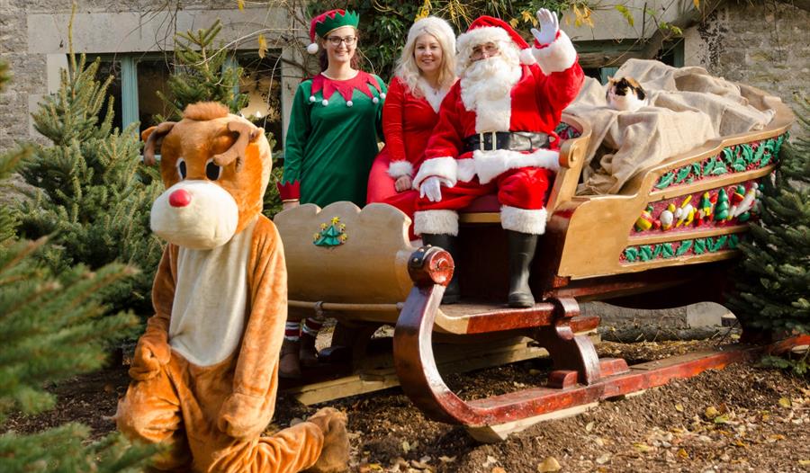 Visit Father Christmas at Sacrewell
