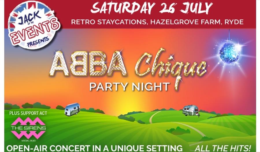 Isle of Wight, Things to Do, Live Music, Jack Up Events, ABBA Chique.