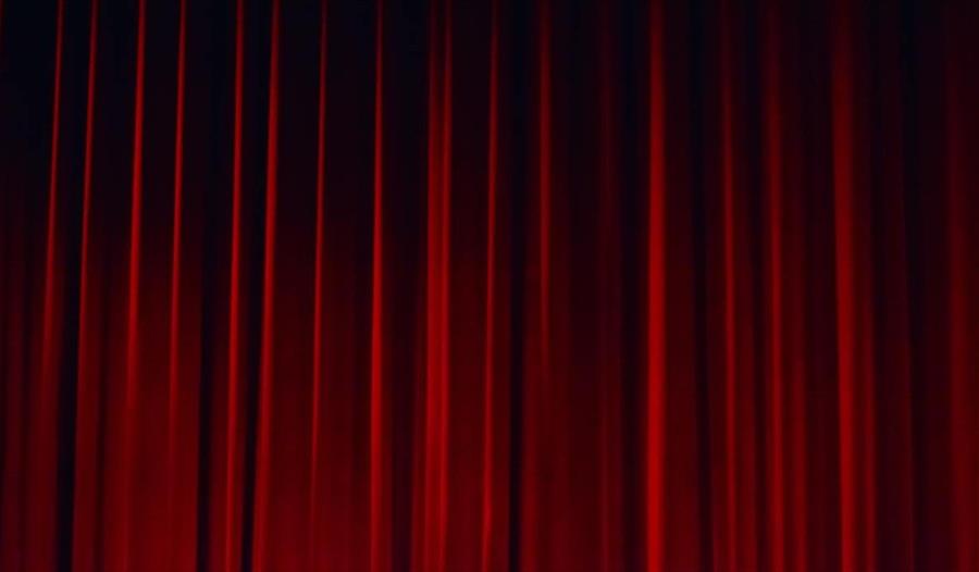 Red curtain