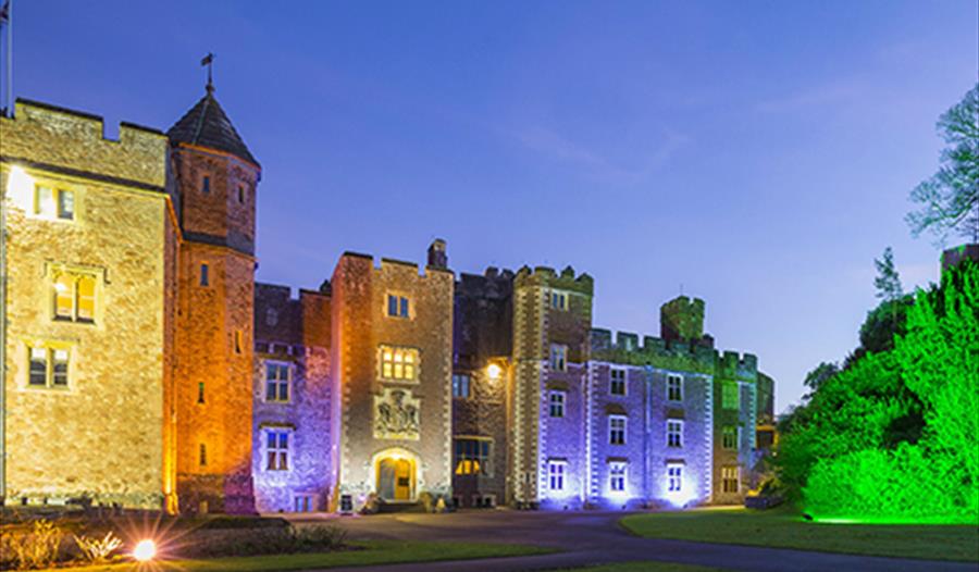 A Christmas Castle & Illuminated Garden Walk at Dunster Castle